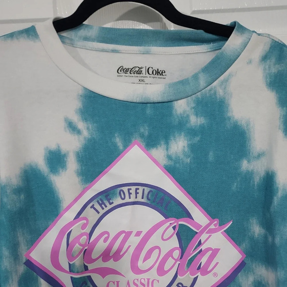 Coca-Cola Tie-Dye Graphic Long Sleeve Sweatshirt in Size XXL - Picture 3 of 10